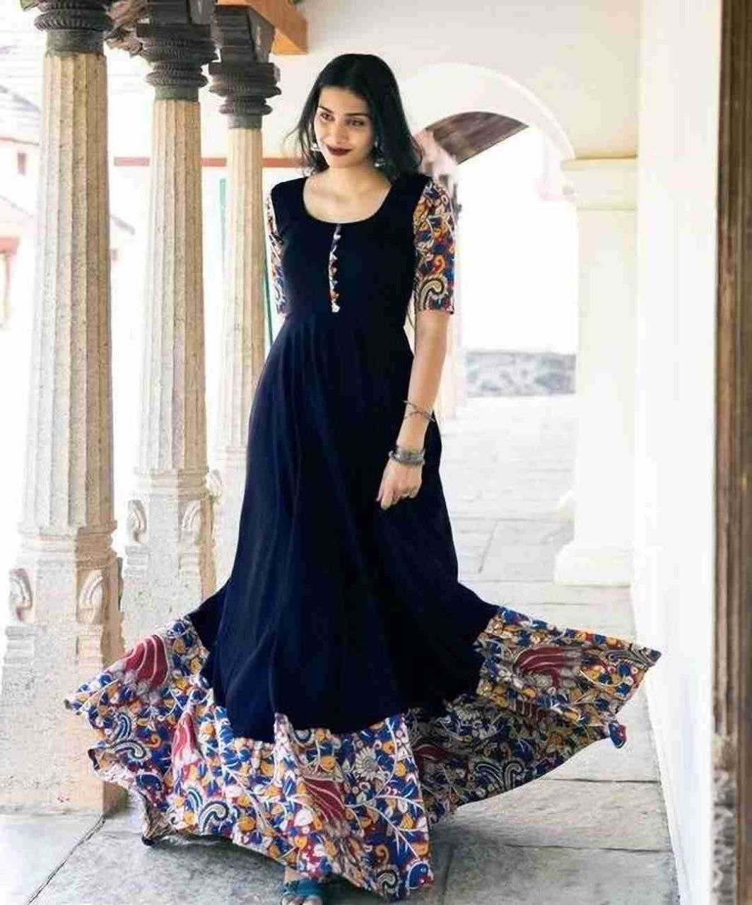Ynf Cotton KESH552 85 Gowns Wholesale Printed Gowns Fancy Gowns Anarkali Gown Party Gowns Manufacturer