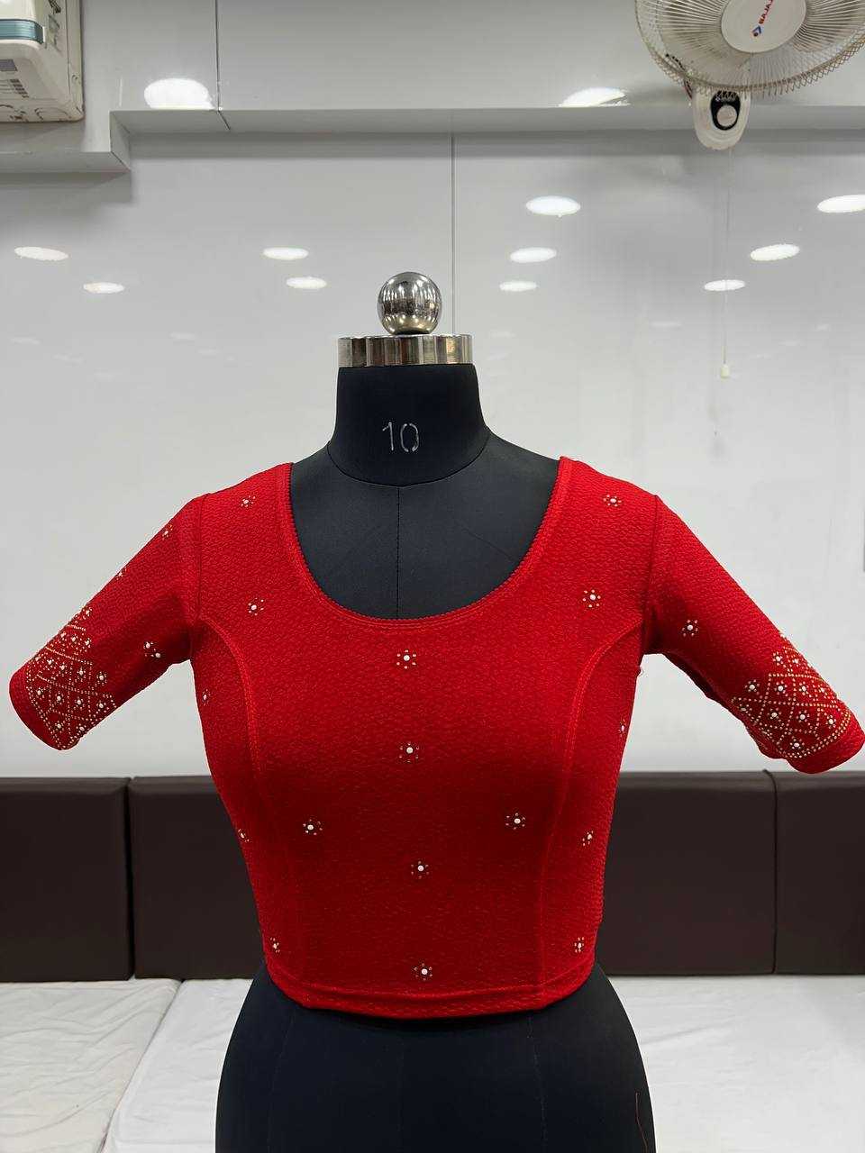 Ynf Cotton Lycra KESH535 ADITI Readymade Blouses Wholesale Designer Blouse Embroidered Blouses Cotton Blouse Manufacturer