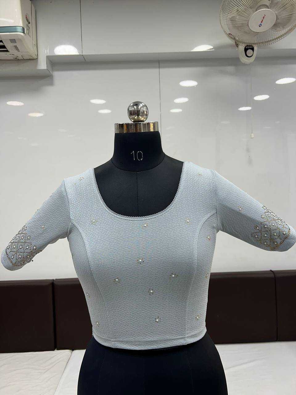 Ynf Cotton Lycra KESH535 ADITI Readymade Blouses Wholesale Designer Blouse Embroidered Blouses Cotton Blouse Manufacturer