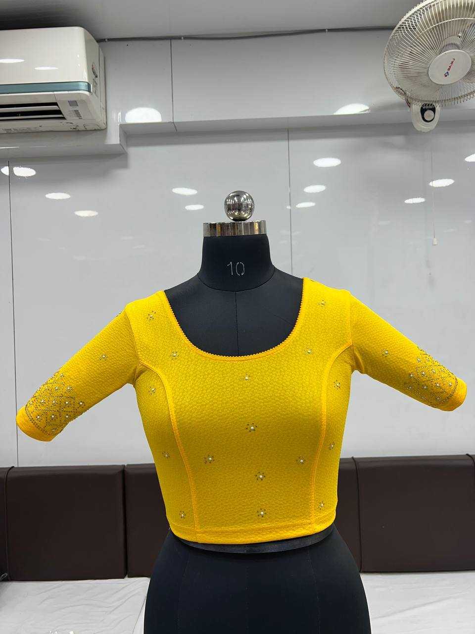 Ynf Cotton Lycra KESH535 ADITI Readymade Blouses Wholesale Designer Blouse Embroidered Blouses Cotton Blouse Manufacturer