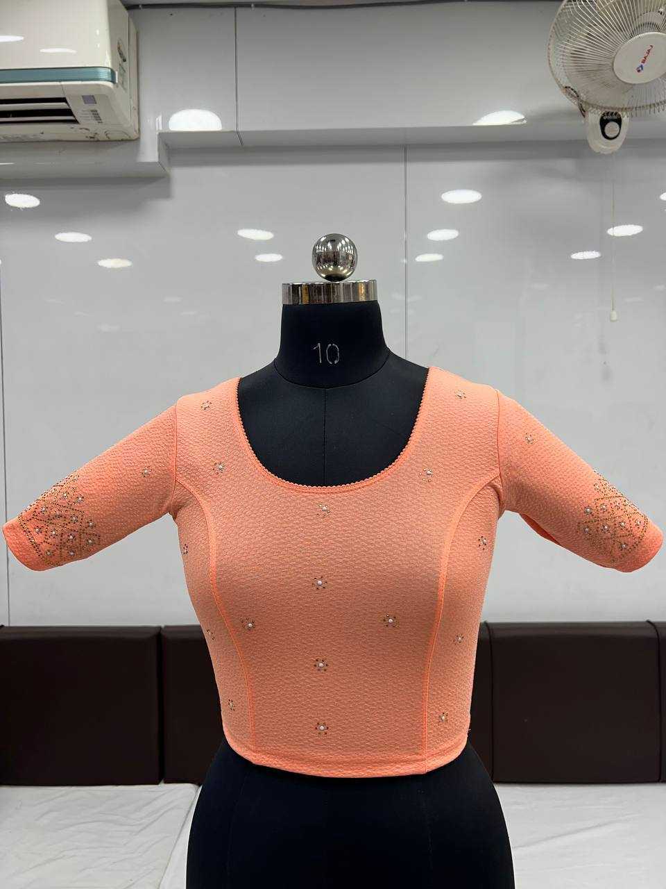 Ynf Cotton Lycra KESH535 ADITI Readymade Blouses Wholesale Designer Blouse Embroidered Blouses Cotton Blouse Manufacturer
