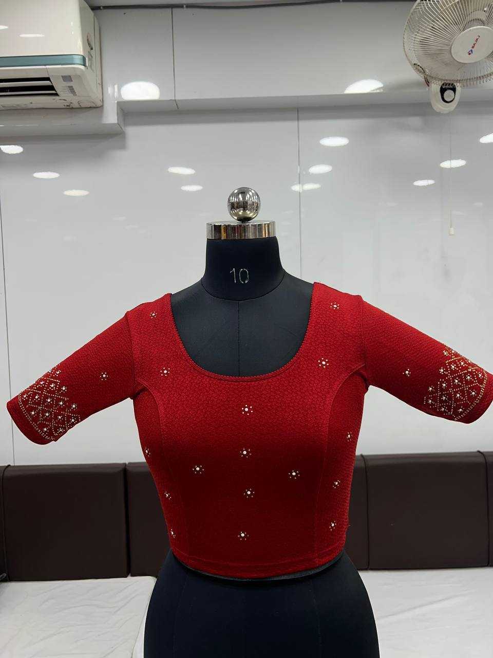Ynf Cotton Lycra KESH535 ADITI Readymade Blouses Wholesale Designer Blouse Embroidered Blouses Cotton Blouse Manufacturer