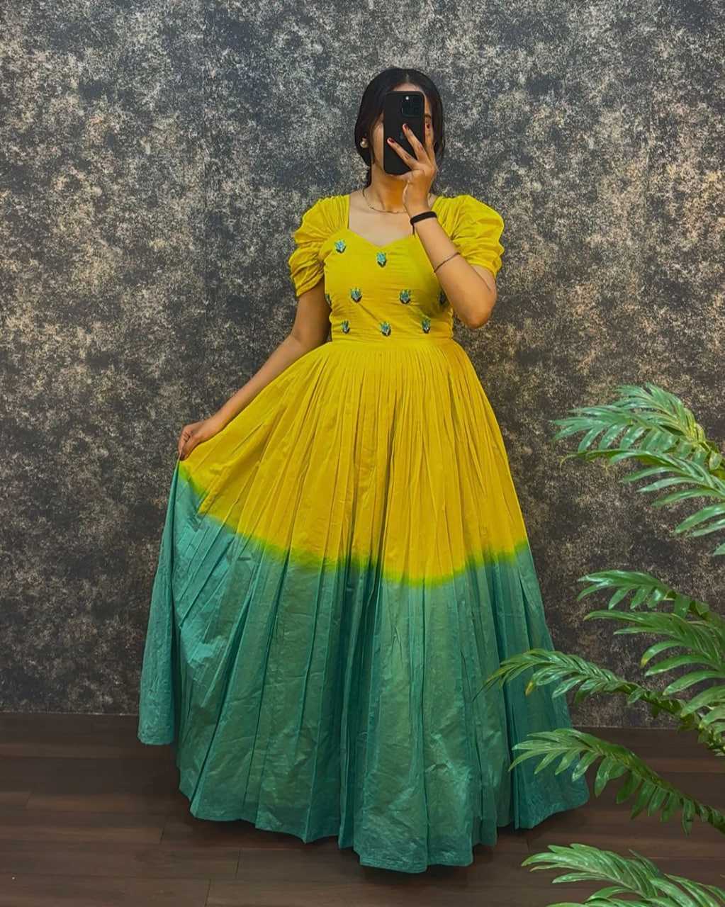 Ynf Cotton RIN102 112 Gowns Wholesale Fancy Gowns Long Gowns Work Gowns Manufacturer