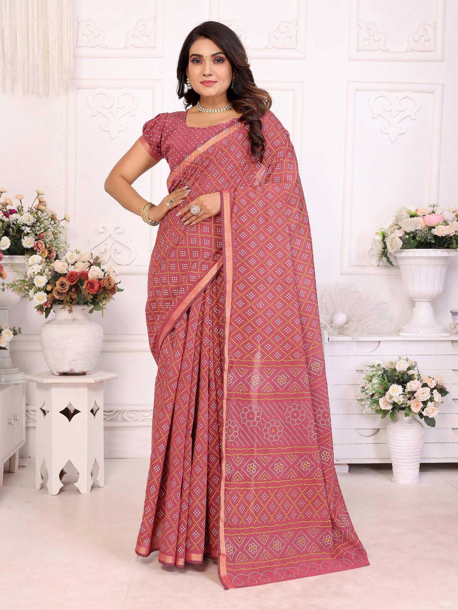 Ynf Cotton RIN183 AMBA Sarees Wholesale Zari Border Sarees Cotton Sarees Lightweight Sarees Manufacturer
