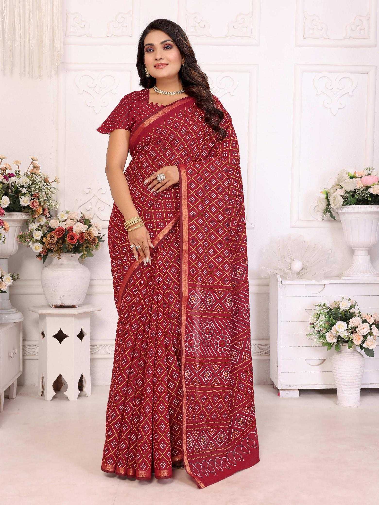 Ynf Cotton RIN183 AMBA Sarees Wholesale Zari Border Sarees Cotton Sarees Lightweight Sarees Manufacturer