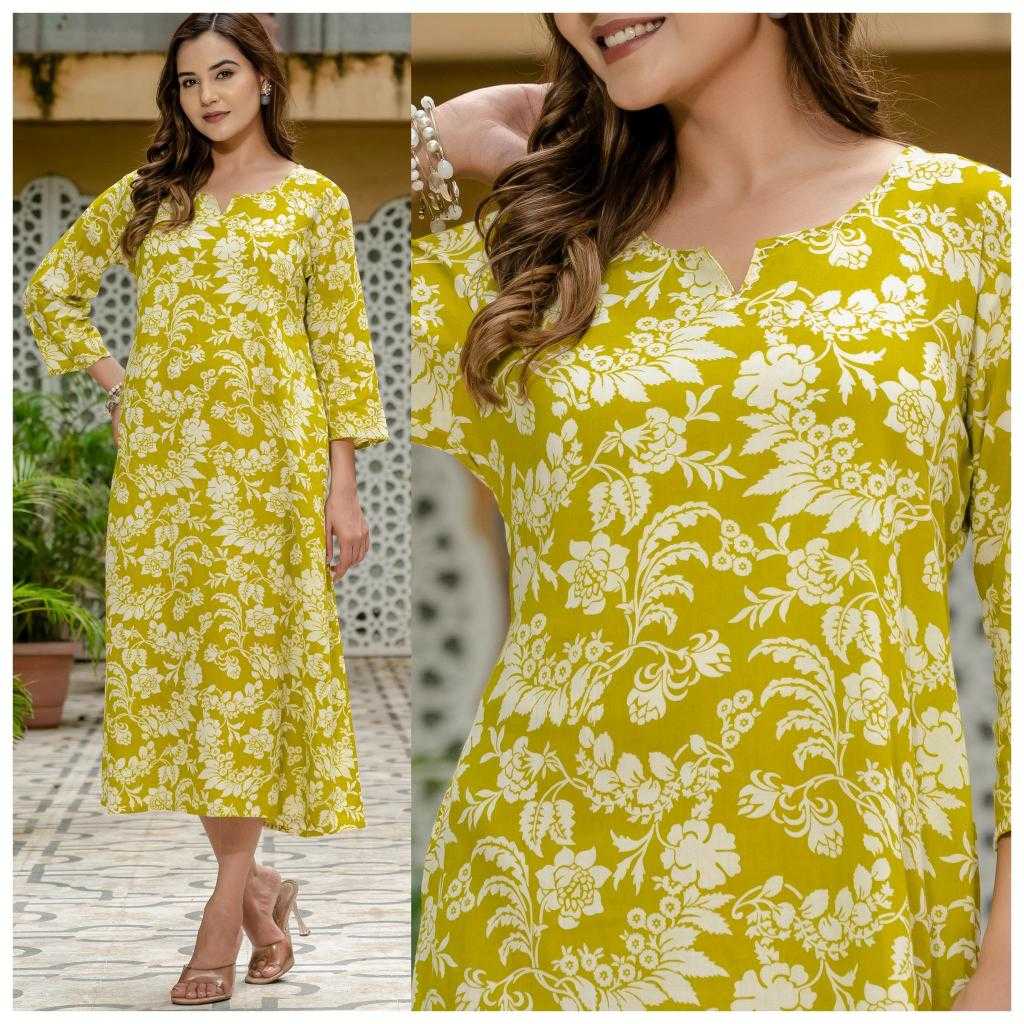 Ynf Cotton RIN190 A line Setwise Collections Wholesale Kurtis Catalogs Manufacturer