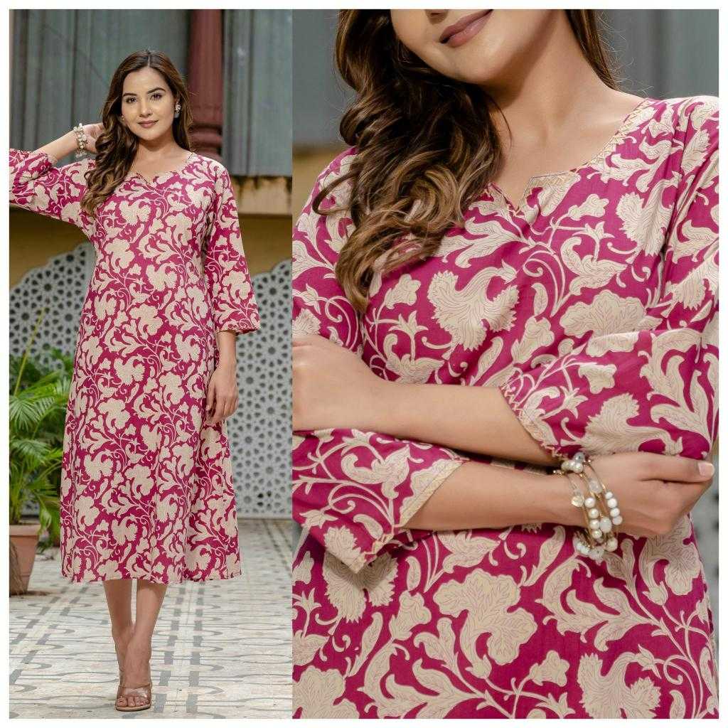 Ynf Cotton RIN190 A line Setwise Collections Wholesale Kurtis Catalogs Manufacturer