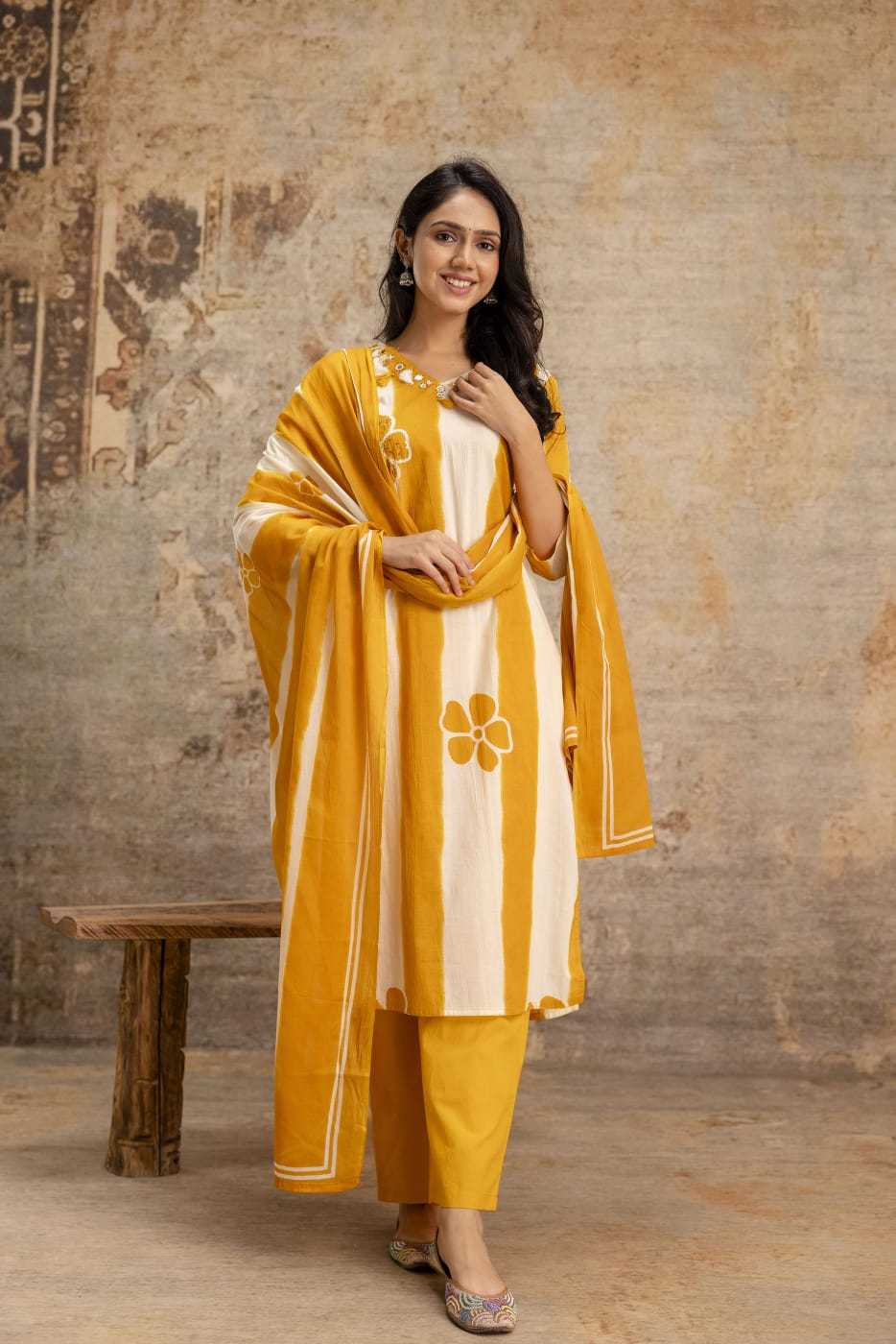 Ynf Cotton RIN190 ALFAZ Setwise Collections Wholesale Dresses & Suits Catalogs Manufacturer