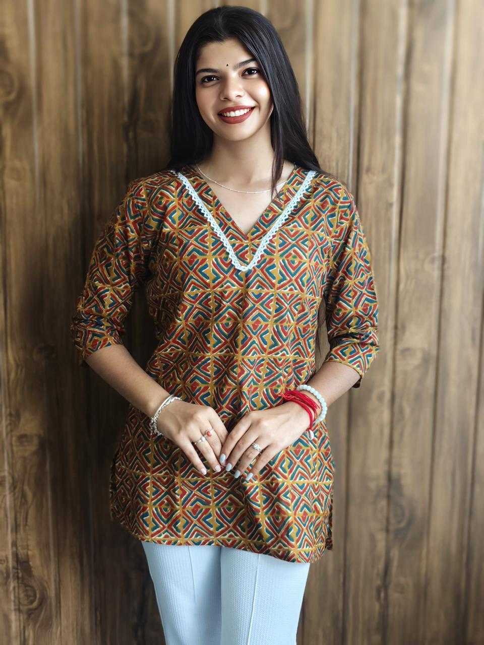 Ynf Cotton RIN190 BD Setwise Collections Wholesale Kurtis Catalogs Manufacturer