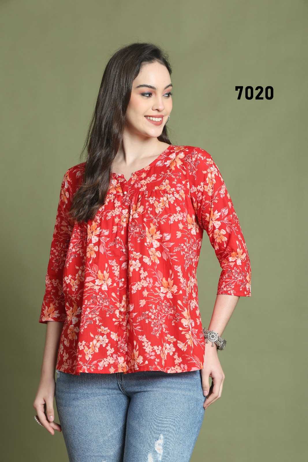 Ynf Cotton RIN190 Rajnandini Setwise Collections Wholesale Kurtis Catalogs Manufacturer