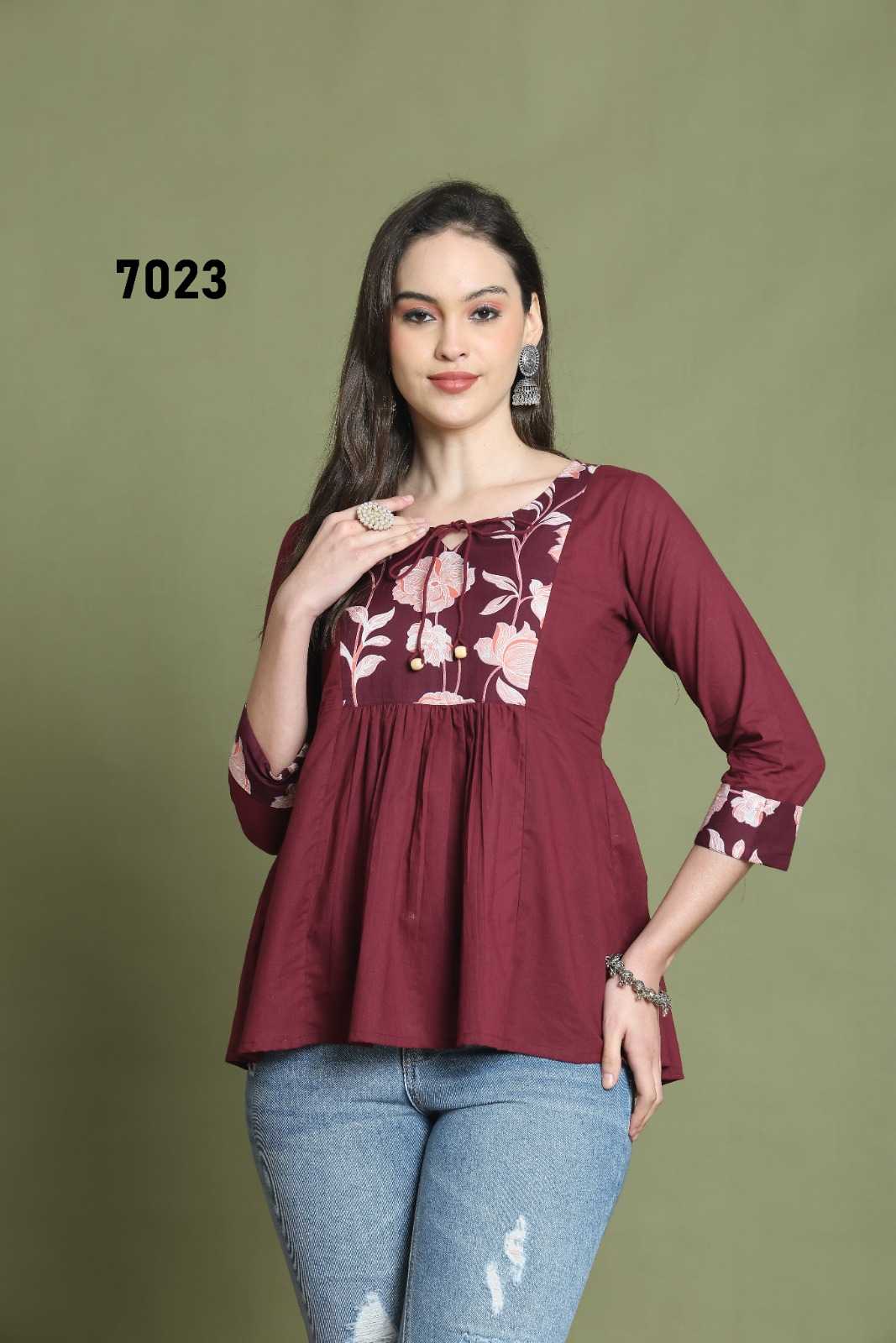 Ynf Cotton RIN190 Rajnandini Setwise Collections Wholesale Kurtis Catalogs Manufacturer