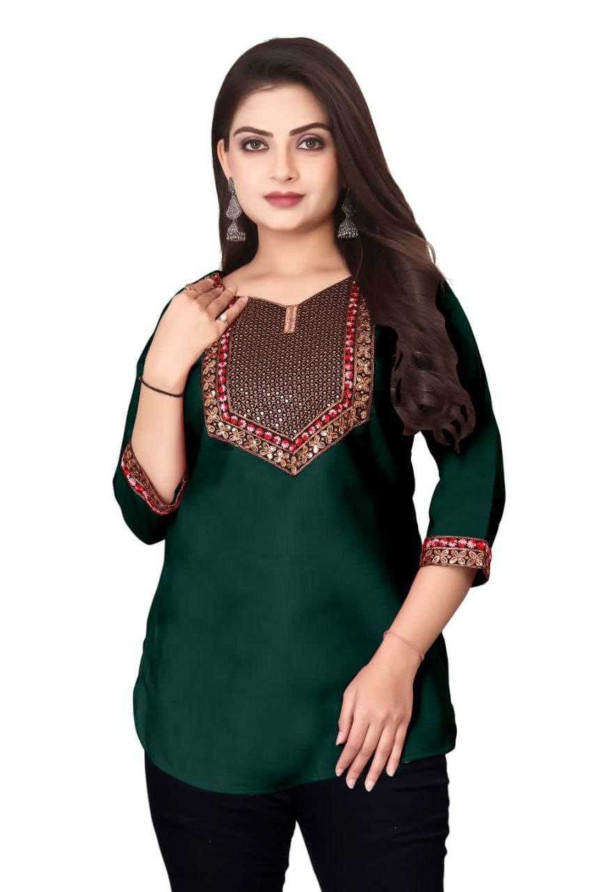 Ynf Cotton RIN220 MAJESTIC Kurti Plus Size Collections Wholesale Short Kurtis Fancy Kurti Manufacturer