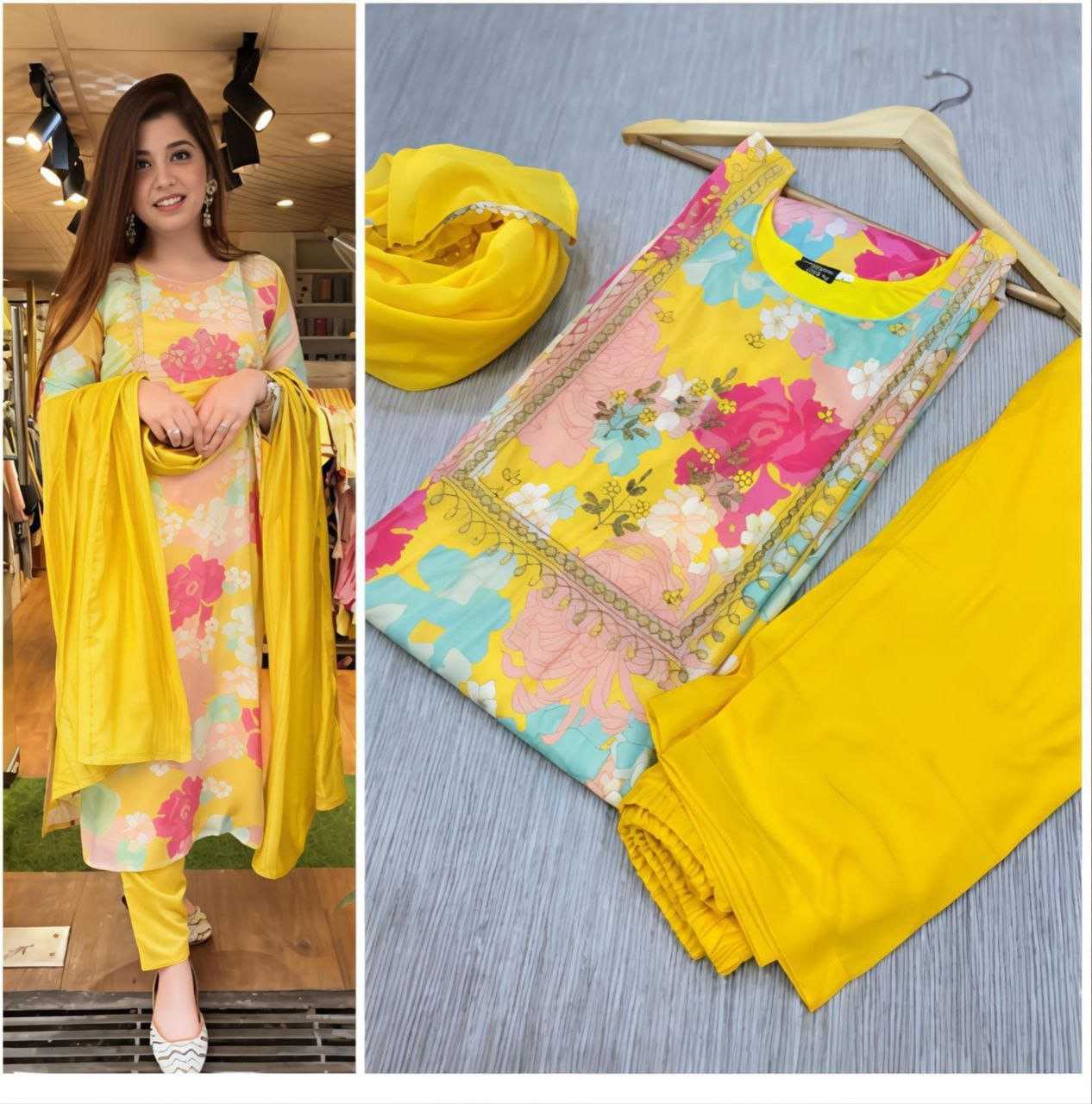 Ynf Cotton RIN220 SIDHH Kurti Wholesale Designer Kurtis Fancy Kurti Embroidered Kurtis Manufacturer