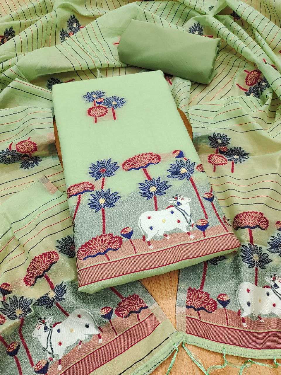 Ynf Cotton RIN221 AHALYA VOL 11 Suits & Dresses Wedding Collections Festive Collections Wholesale Ladies Salwar Suits Suit Material Cotton Dresses Manufacturer