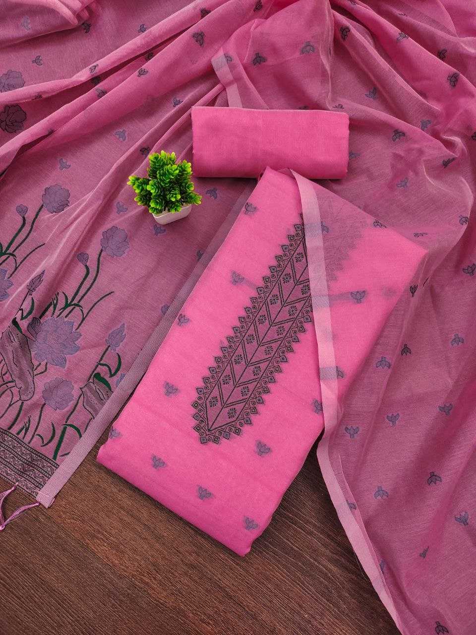 Ynf Cotton RIN221 AHALYA VOL 12 Suits & Dresses Wholesale Ladies Suits Unstitched Suits Embroidery Suits Manufacturer