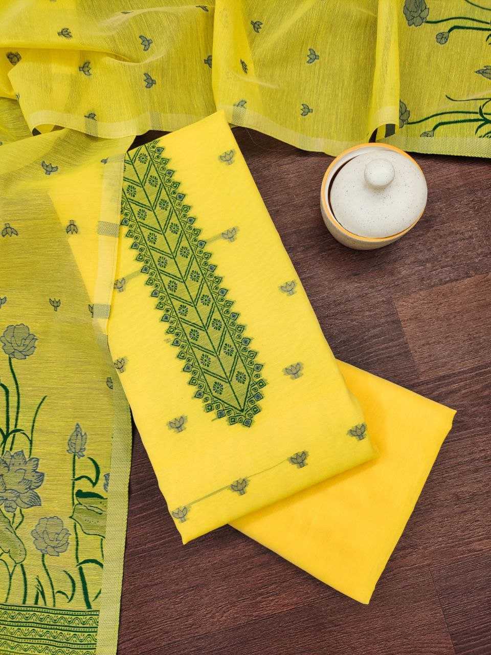 Ynf Cotton RIN221 AHALYA VOL 12 Suits & Dresses Wholesale Ladies Suits Unstitched Suits Embroidery Suits Manufacturer