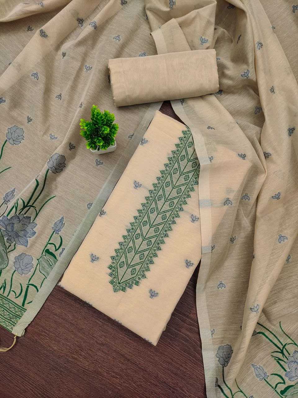 Ynf Cotton RIN221 AHALYA VOL 12 Suits & Dresses Wholesale Ladies Suits Unstitched Suits Embroidery Suits Manufacturer