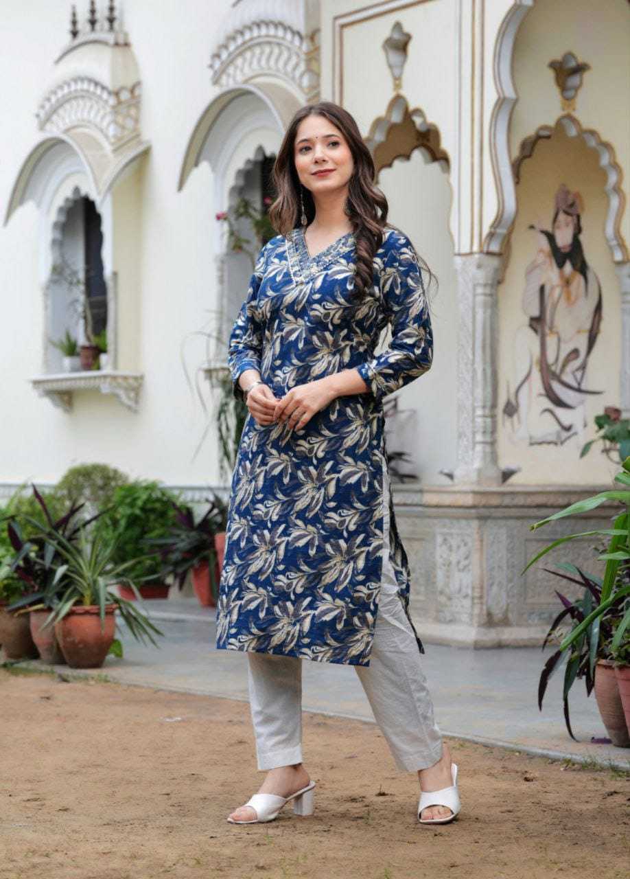 Ynf Cotton RIN222 BS-97 Kurti Wholesale Designer Kurtis Printed Kurtis Cotton Kurtis Manufacturer
