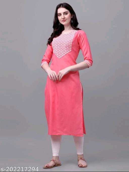 Ynf Cotton RIN222 SHREEVA Kurti Wholesale Designer Kurtis Cotton Kurtis Embroidered Kurtis Manufacturer