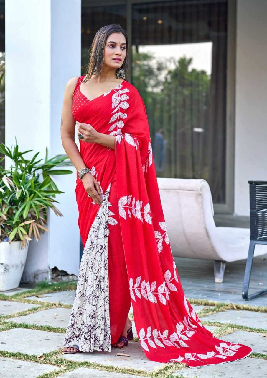 Ynf Cotton RIN229 1 KOMAL Sarees Wholesale Printed Cotton Saree Cotton Sarees Mulmul Cotton Sarees Manufacturer