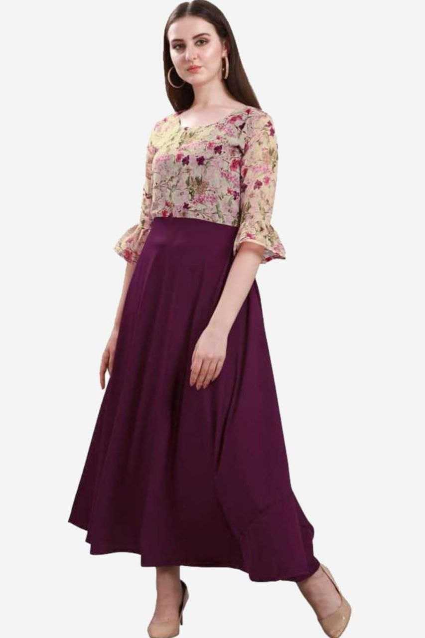 Ynf Crepe KESH559 302 Suits & Dresses Western Wears Festive Collections Wholesale Party Wear Dresses Printed Dresses Georgette Dresses Manufacturer