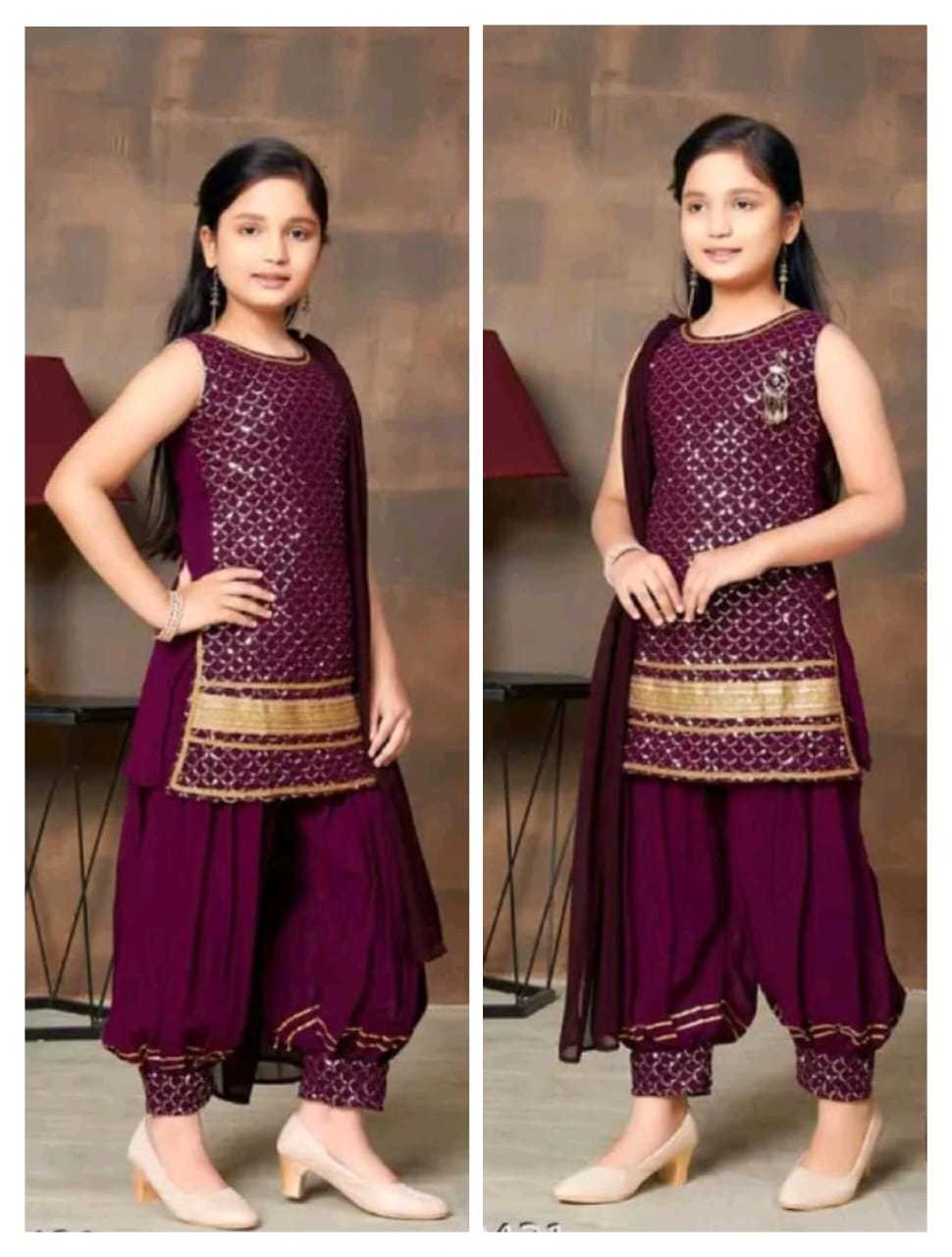 Ynf Crepe RIN222 103 Kids Wear Wholesale Kids Suit Kids Anarkali Suits Manufacturer