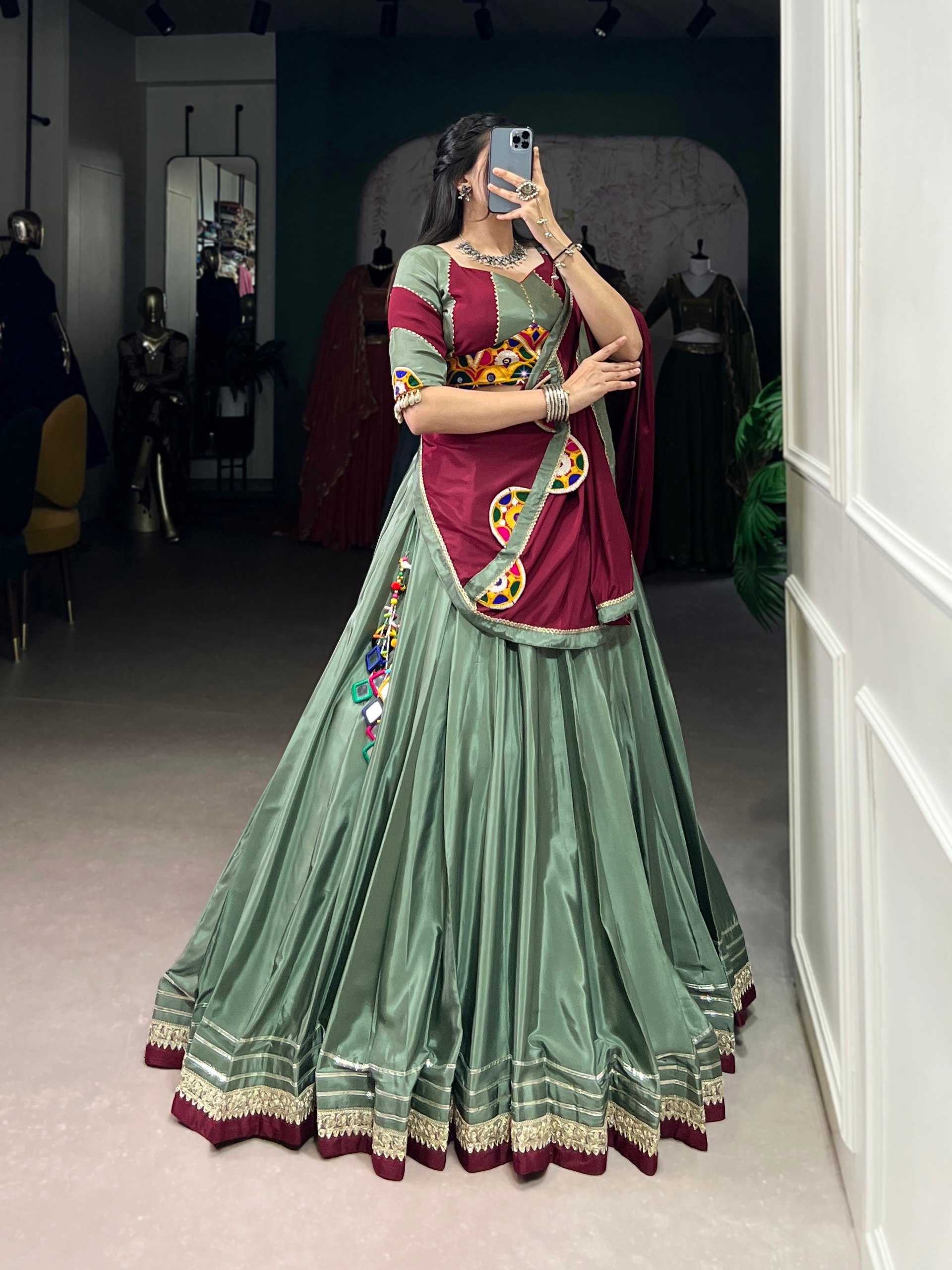 Ynf Crepe Silk KESH134 1656 Festive Collections Wholesale Navratri Chaniya Choli Manufacturer