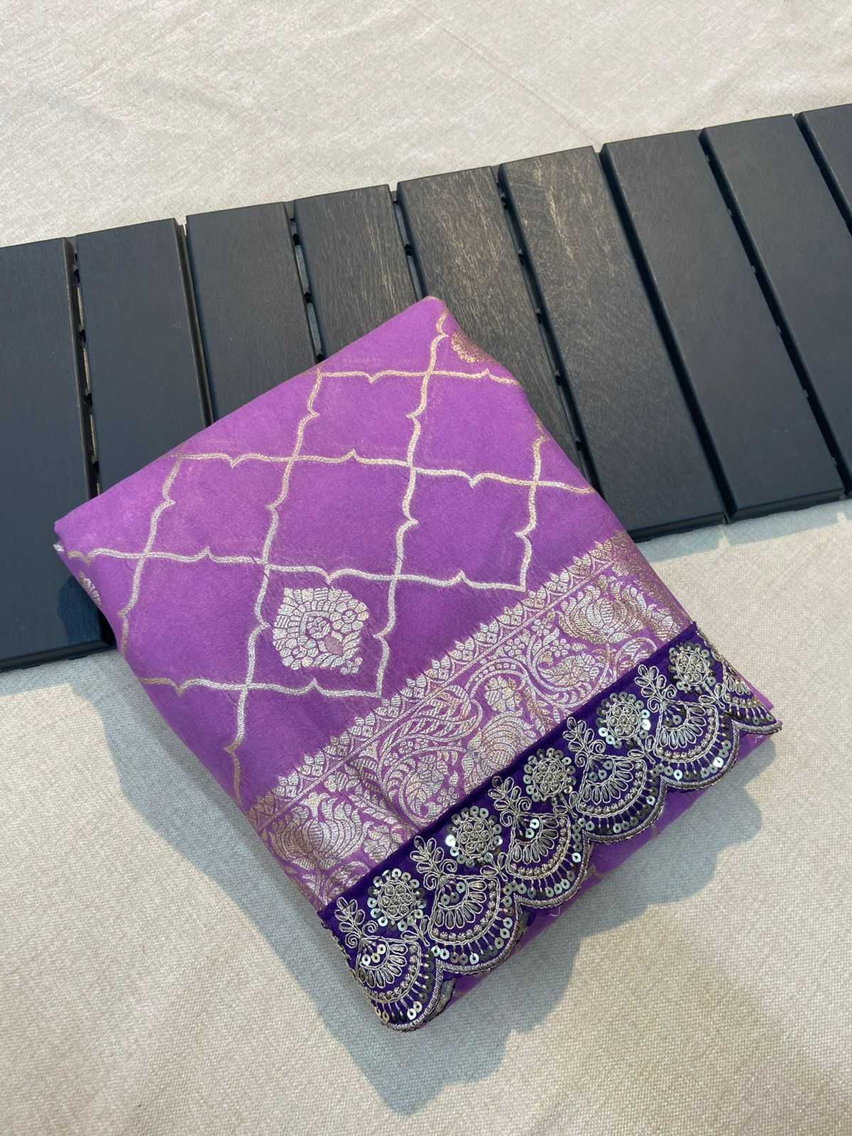 Ynf Crepe Silk KESH484 Pholka Silk Sarees Wholesale Khadi Silk Sarees Crepe Silk Saree Zari Border Silk Sarees Manufacturer