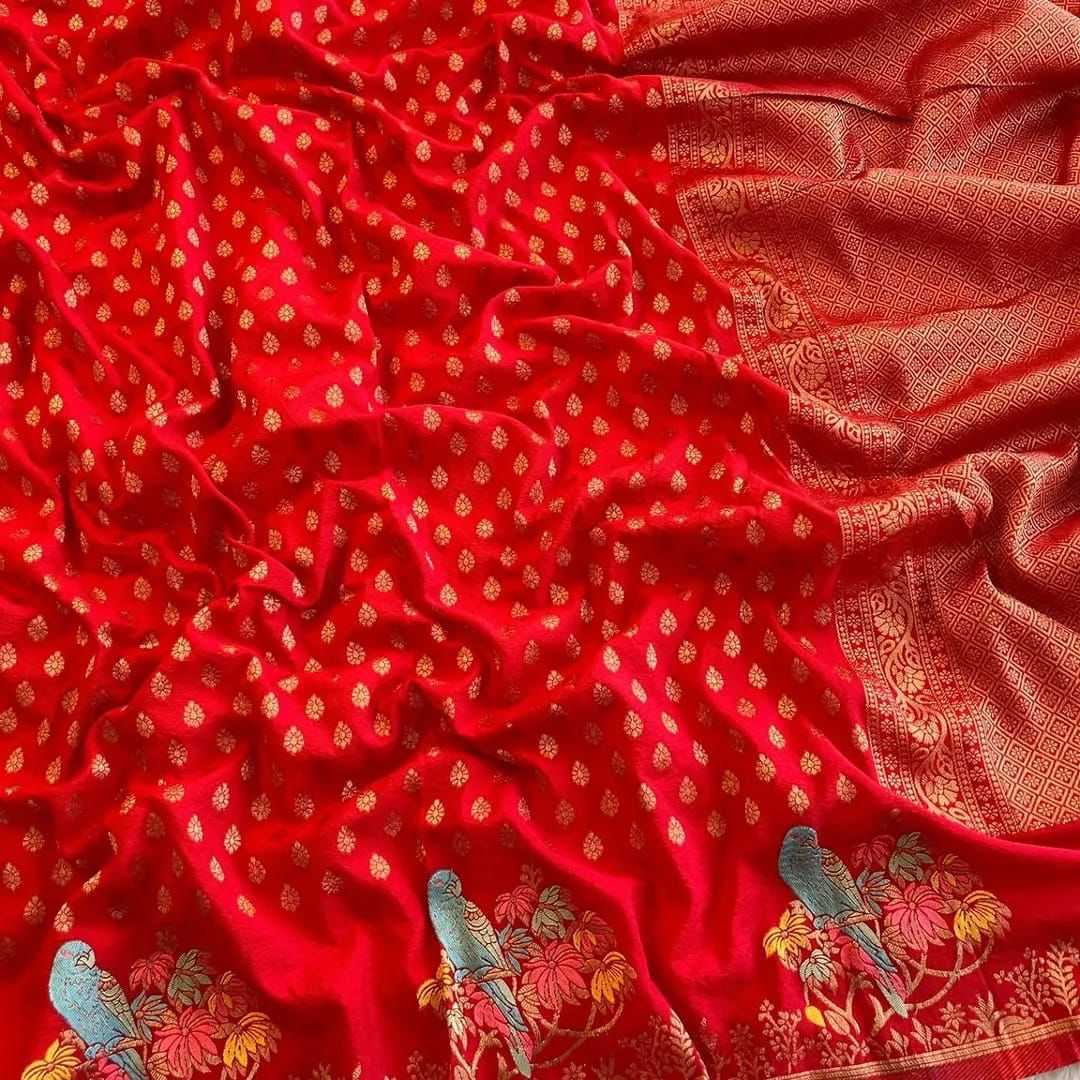 Ynf Crepe Silk KESH484 USA Silk Sarees Wholesale Khadi Silk Sarees Crepe Silk Saree Zari Border Silk Sarees Manufacturer