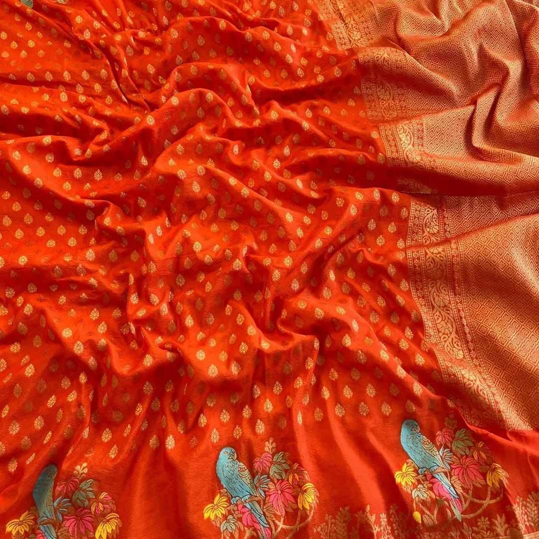 Ynf Crepe Silk KESH484 USA Silk Sarees Wholesale Khadi Silk Sarees Crepe Silk Saree Zari Border Silk Sarees Manufacturer