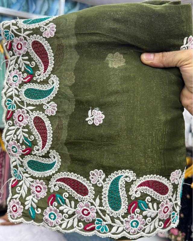 Ynf Crunchi KESH114 2793 Sarees Wholesale Designer Sarees Embroidered Sarees Cutwork Saree Manufacturer
