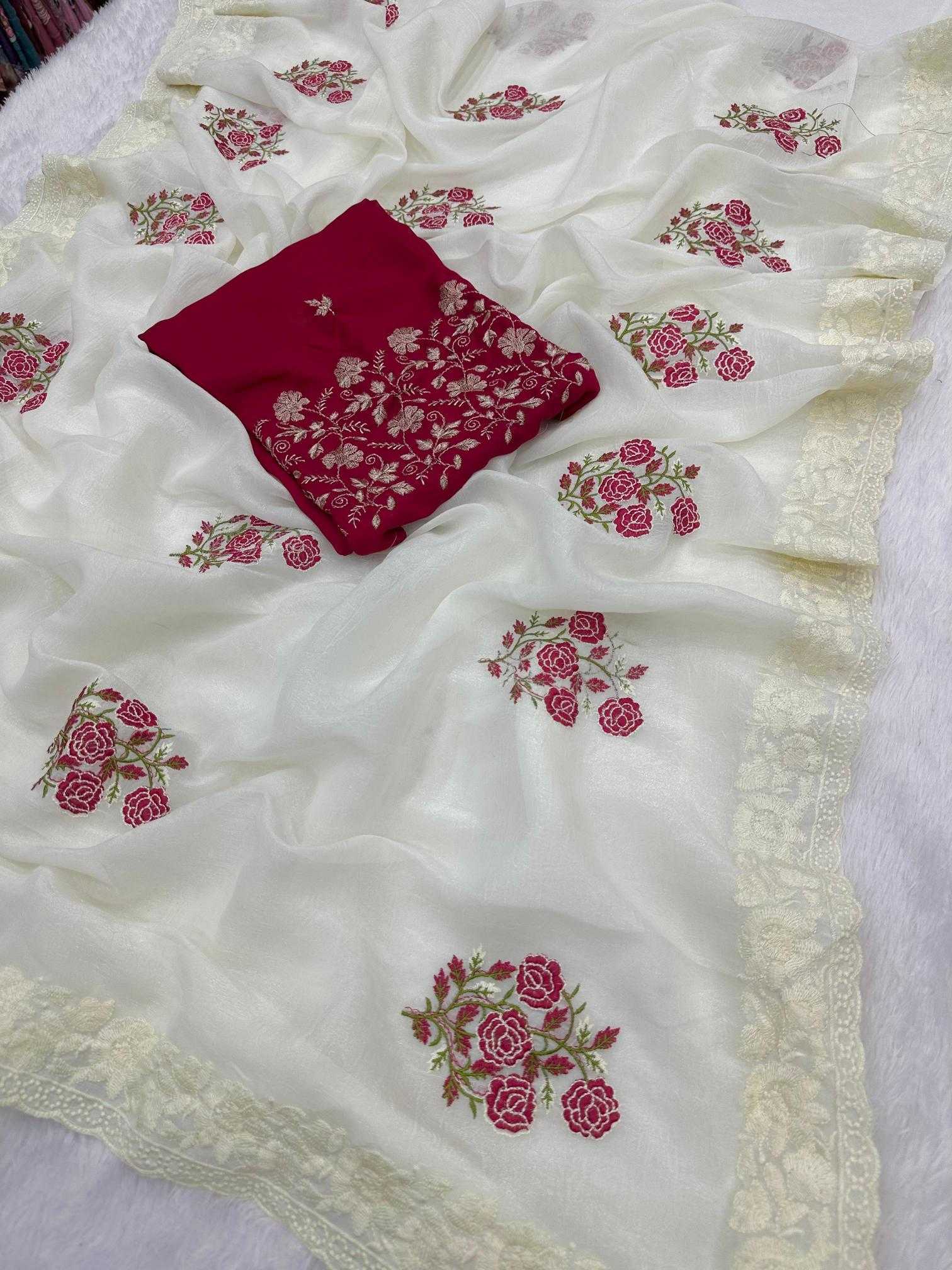 Ynf Crunchi KESH114 2809 Sarees Wholesale Designer Sarees Fancy Sarees Cutwork Saree Manufacturer