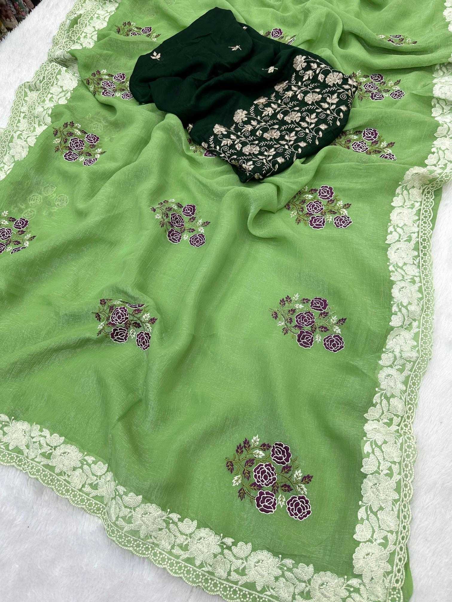 Ynf Crunchi KESH114 2809 Sarees Wholesale Designer Sarees Fancy Sarees Cutwork Saree Manufacturer