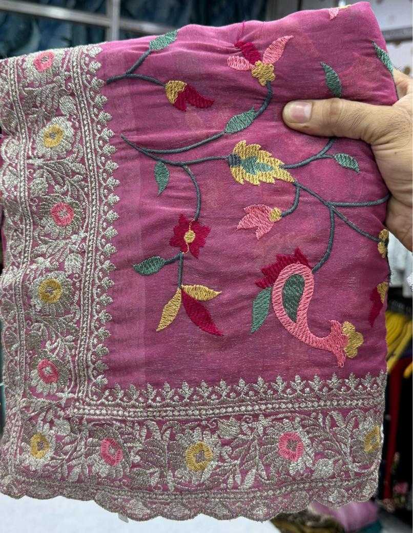 Ynf Crunchi KESH114 4837 Sarees Wholesale Designer Sarees Kashmiri Sarees Zari Border Sarees Manufacturer