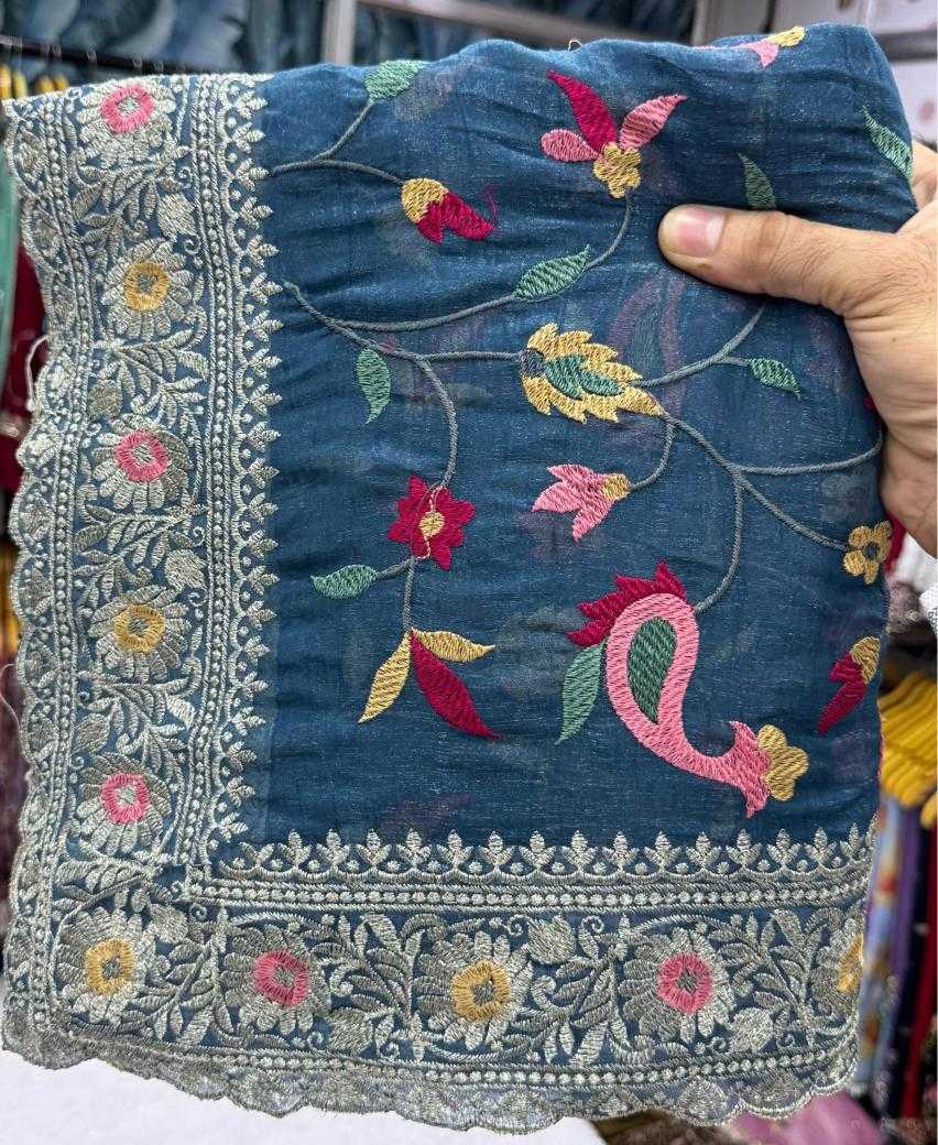 Ynf Crunchi KESH114 4837 Sarees Wholesale Designer Sarees Kashmiri Sarees Zari Border Sarees Manufacturer