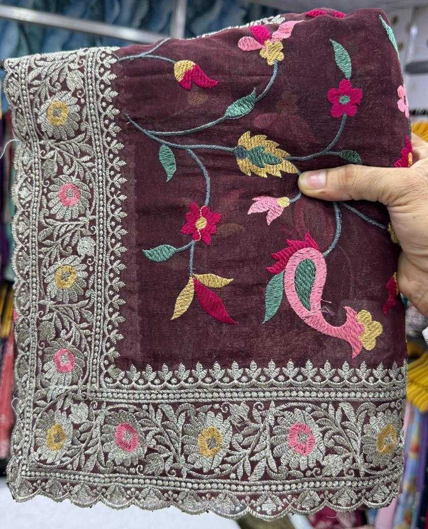 Ynf Crunchi KESH114 4837 Sarees Wholesale Designer Sarees Kashmiri Sarees Zari Border Sarees Manufacturer