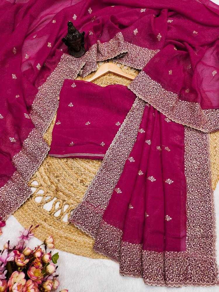 Ynf Crunchi RIN118 FAIR Sarees Wholesale Designer Sarees Embroidered Sarees Cutwork Saree Manufacturer