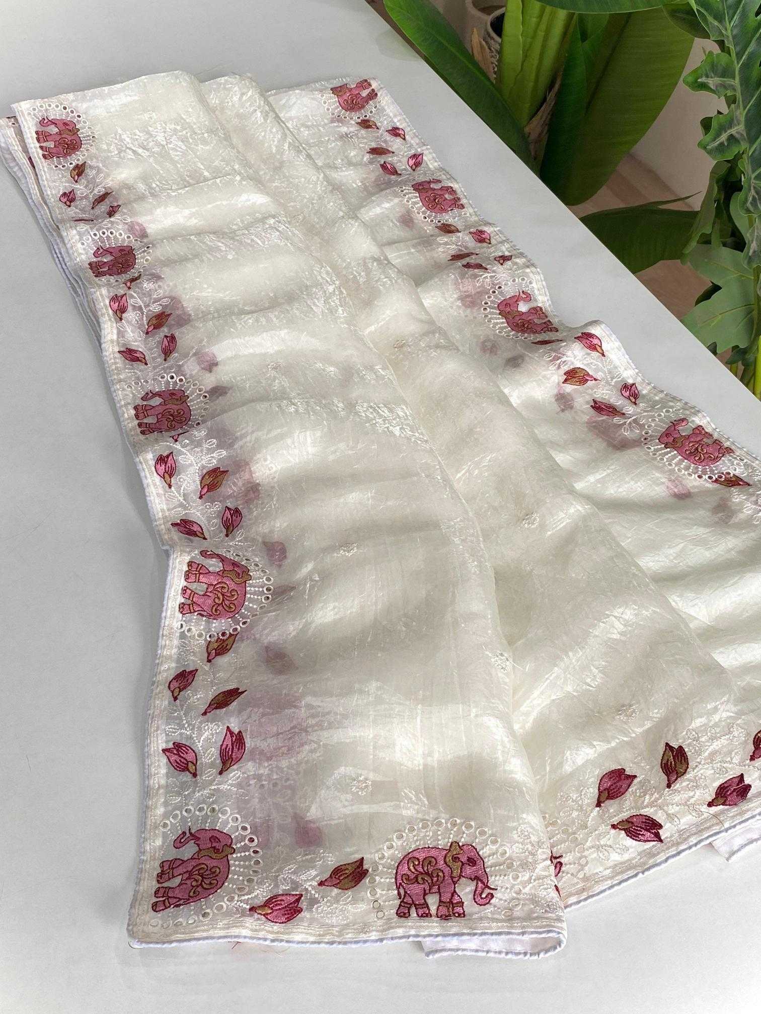 Ynf Crush Silk KESH249 Charvi Silk Sarees Wholesale Designer Silk Sarees Silk Sarees For Weddings Embroidered Silk Sarees Manufacturer