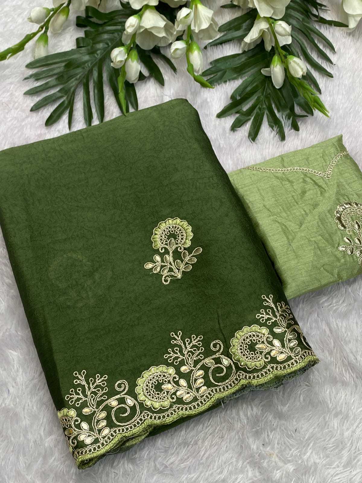 Ynf Crush Silk KESH514 GANGA Silk Sarees Wholesale Designer Silk Sarees Embroidered Silk Sarees Manufacturer