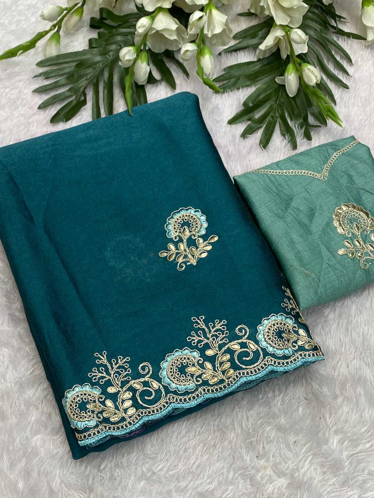 Ynf Crush Silk KESH514 GANGA Silk Sarees Wholesale Designer Silk Sarees Embroidered Silk Sarees Manufacturer