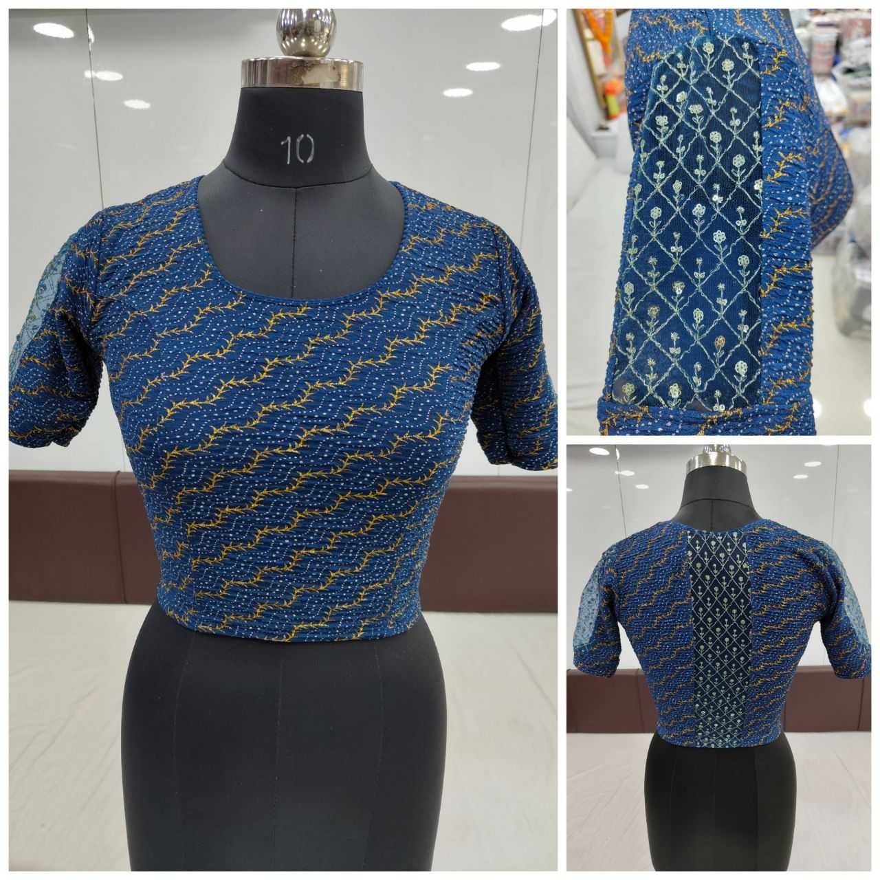 Ynf Crush Silk KESH535 NAINA Readymade Blouses Wholesale Blouse Designer Blouse Embroidered Blouses Manufacturer