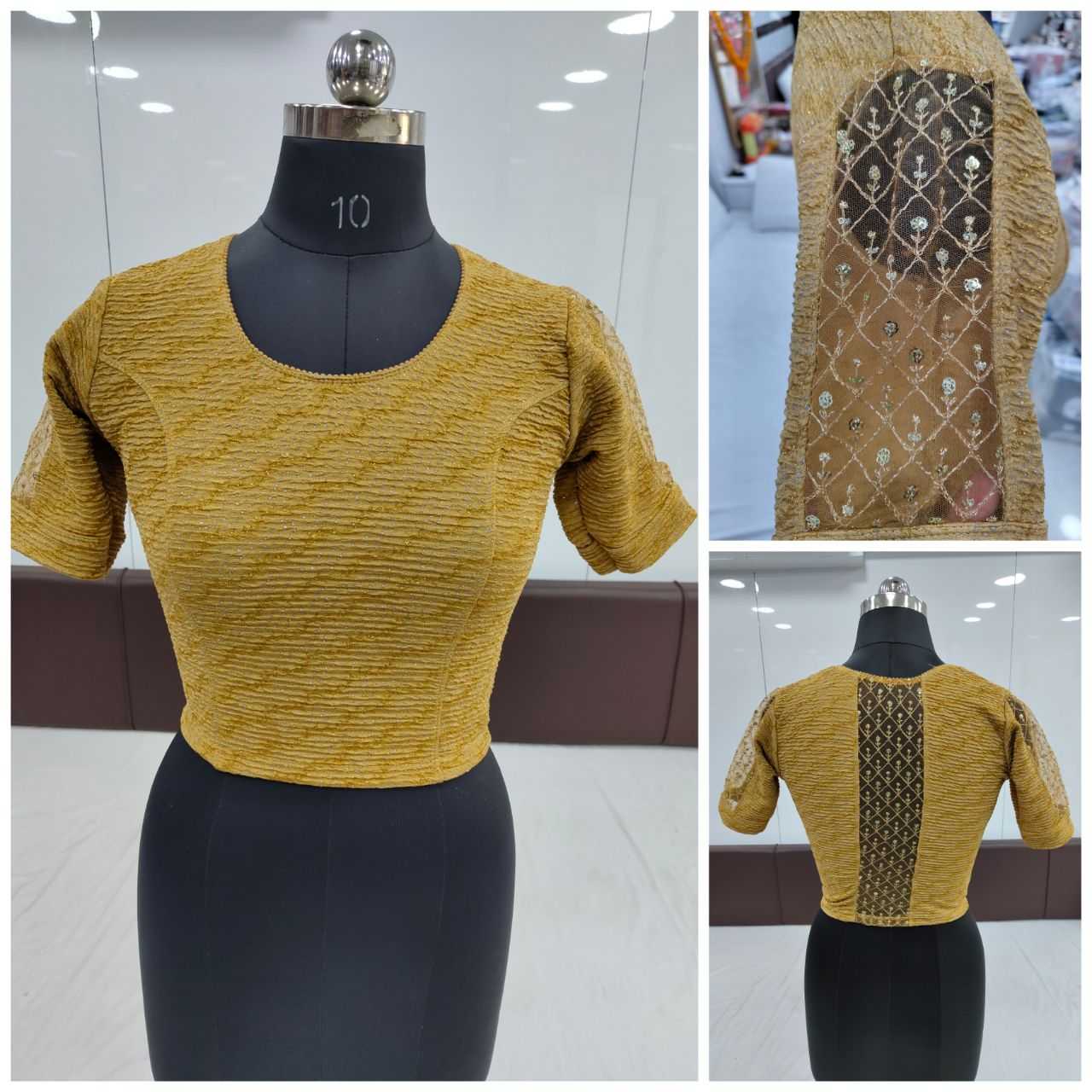 Ynf Crush Silk KESH535 NAINA Readymade Blouses Wholesale Blouse Designer Blouse Embroidered Blouses Manufacturer