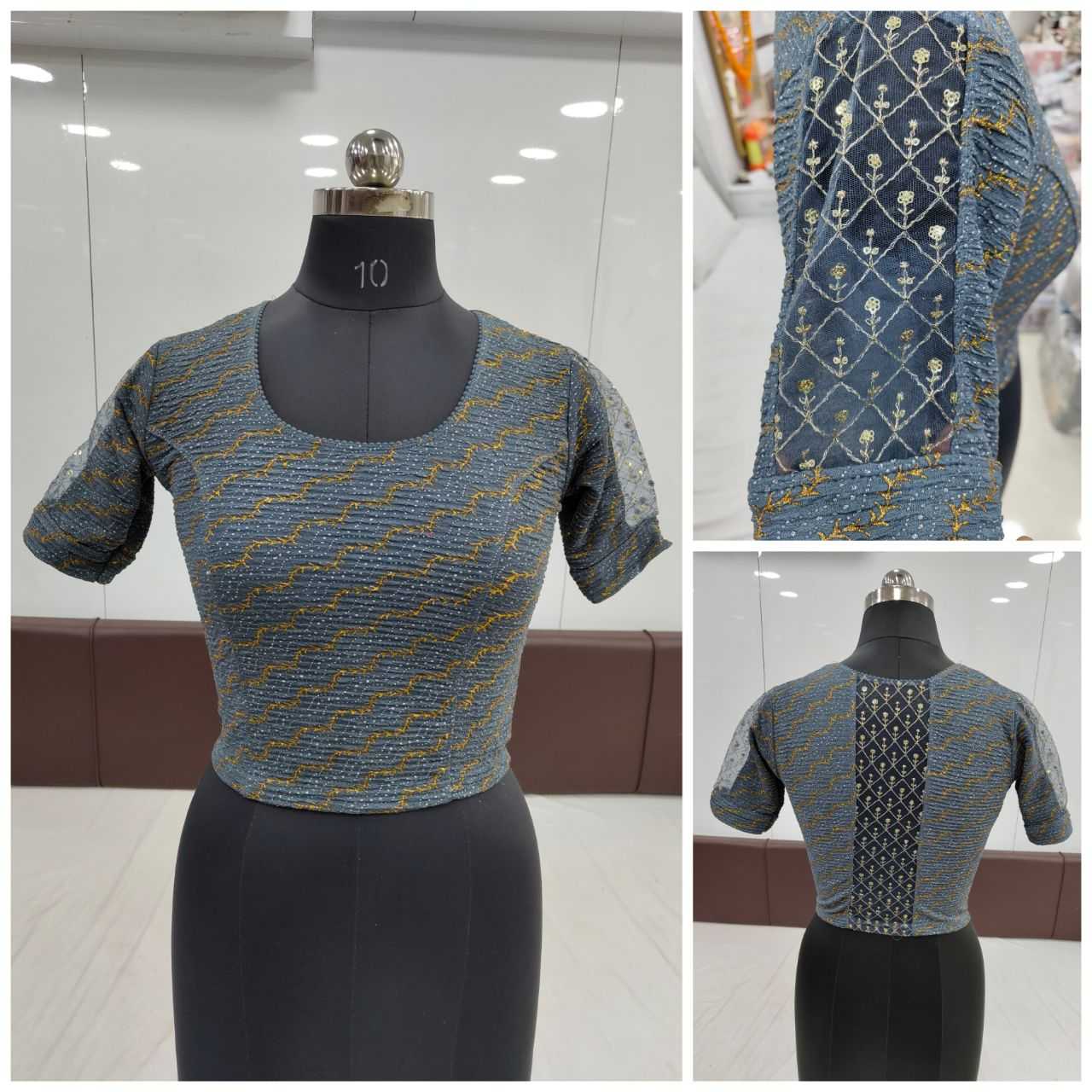Ynf Crush Silk KESH535 NAINA Readymade Blouses Wholesale Blouse Designer Blouse Embroidered Blouses Manufacturer