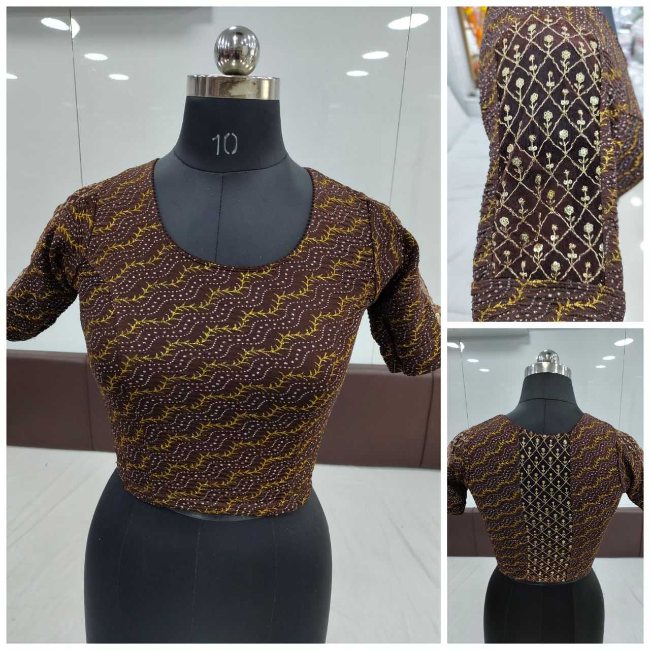 Ynf Crush Silk KESH535 NAINA Readymade Blouses Wholesale Blouse Designer Blouse Embroidered Blouses Manufacturer