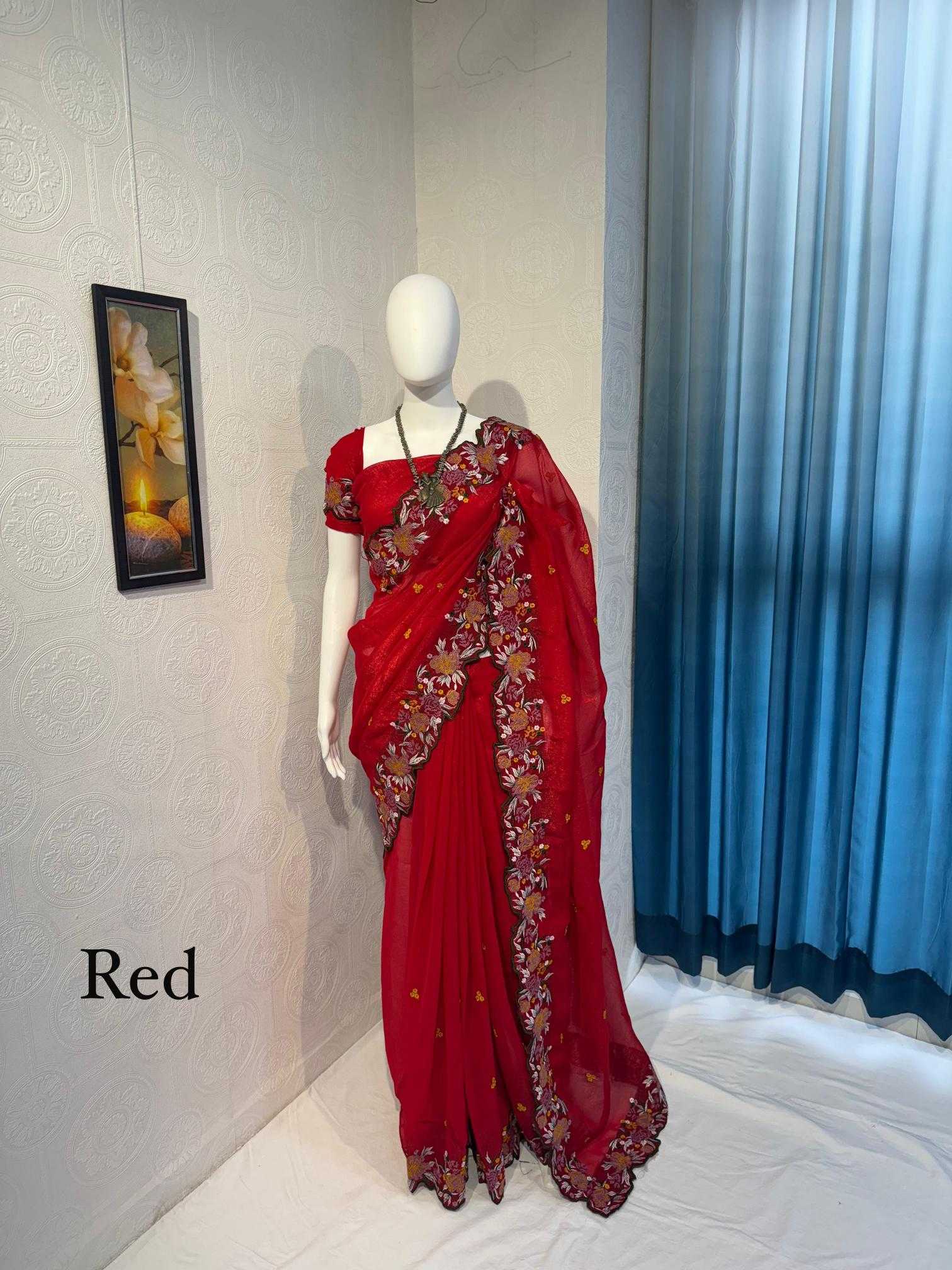 Ynf Crush Silk RIN118 SANIA Silk Sarees Wholesale Party Wear Silk Sarees Designer Silk Sarees Embroidered Silk Sarees Manufacturer