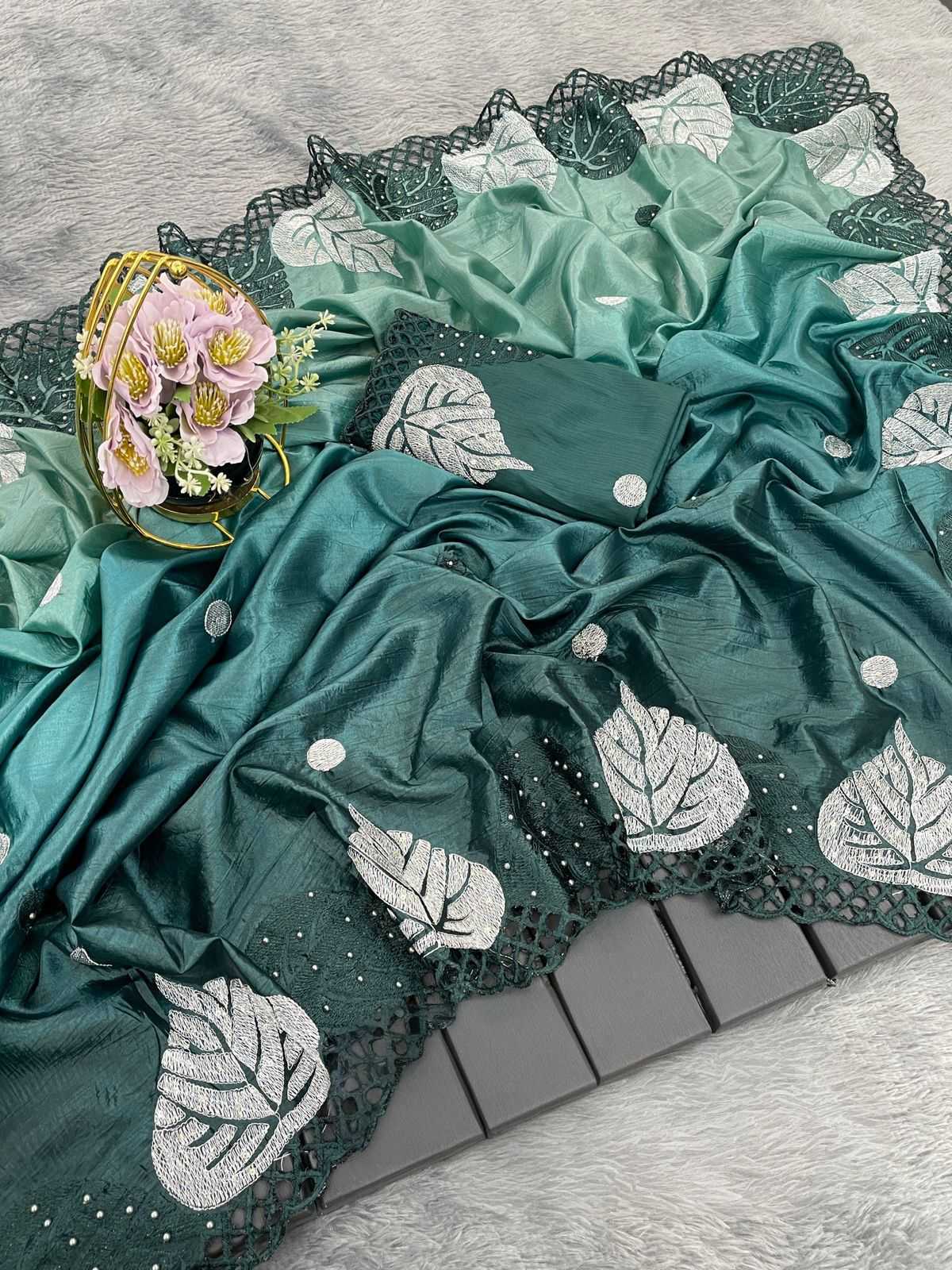 Ynf Crush Silk RIN164 flaunt Silk Sarees Wholesale Designer Silk Sarees Silk Sarees For Weddings Embroidered Silk Sarees Manufacturer