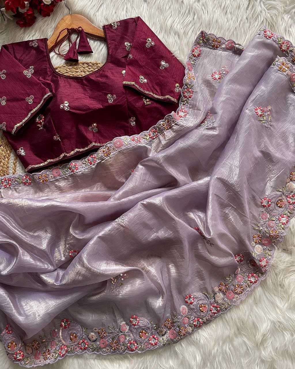 Ynf Crush Silk RIN188 Goldy Sarees Wholesale Party Wear Sarees Sequence Sarees Cutwork Saree Manufacturer