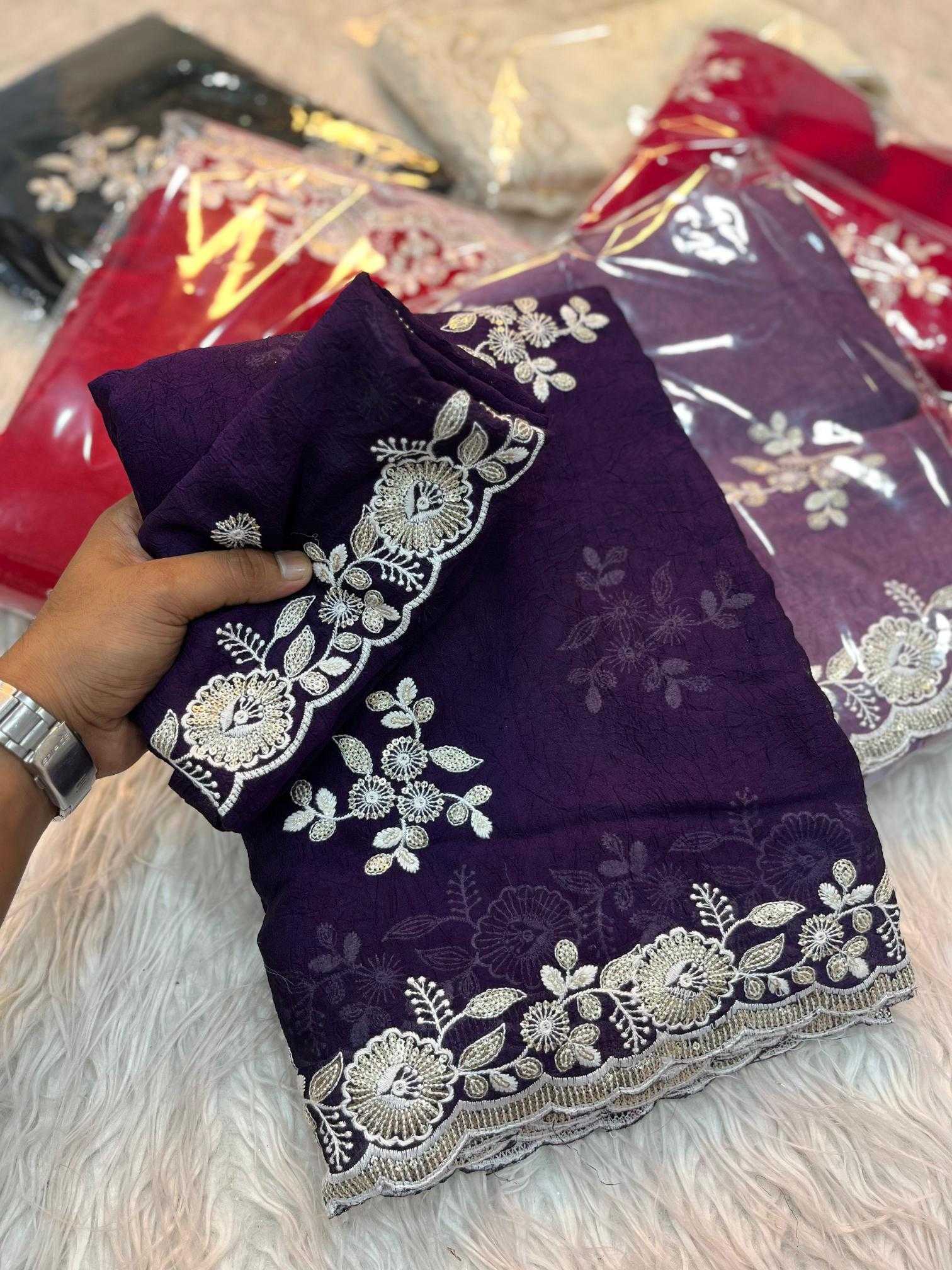 Ynf Crush Silk RIN198 DIAMOND Silk Sarees Wholesale Designer Silk Sarees Fancy Silk Sarees Embroidered Silk Sarees Manufacturer