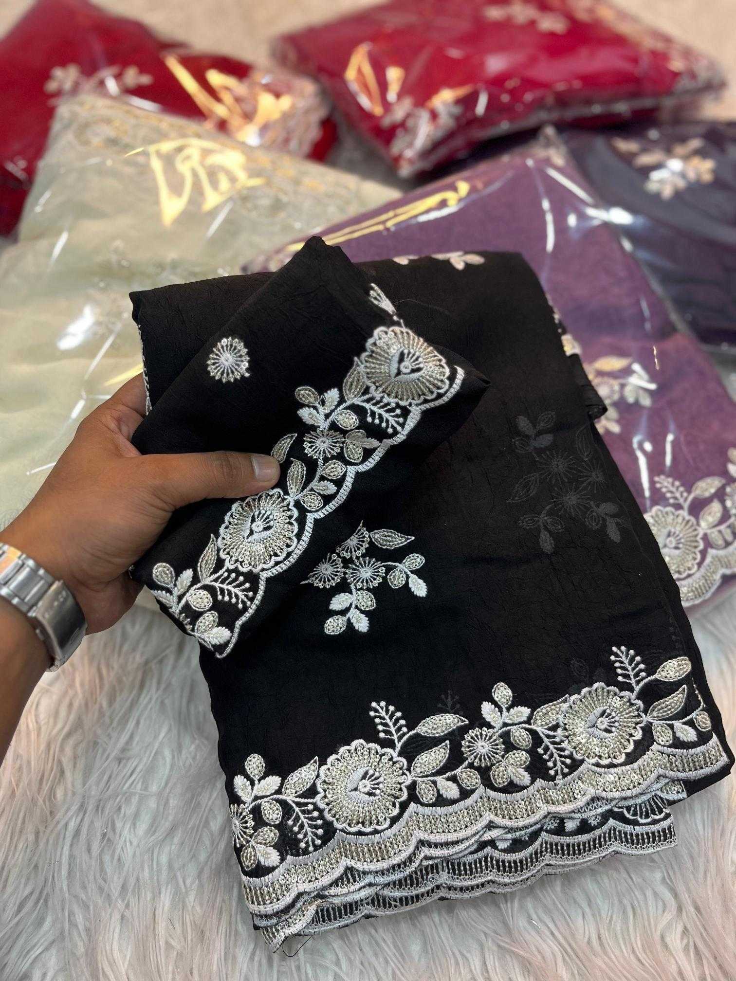 Ynf Crush Silk RIN198 DIAMOND Silk Sarees Wholesale Designer Silk Sarees Fancy Silk Sarees Embroidered Silk Sarees Manufacturer