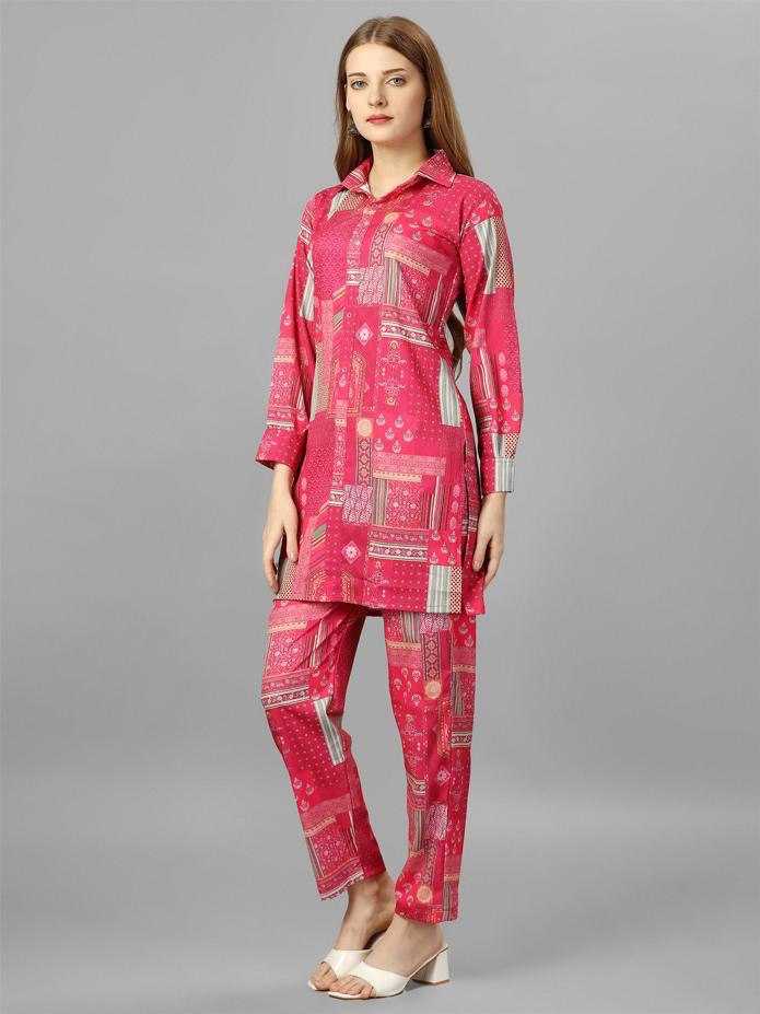 Ynf Delta lycra KESH540 MAA KHODAL Western Wears Wholesale Co-ord Set Manufacturer